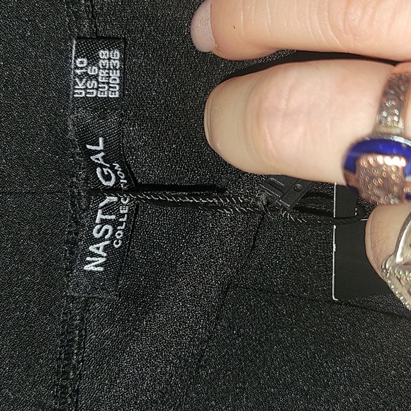 Nasty Gal Black High Waisted Bell Bottoms - Picture 7 of 13